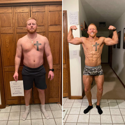 Dropped 35 lbs, no alcohol, and dedicated himself to the 3:45am wakeup call w/ Devin C.