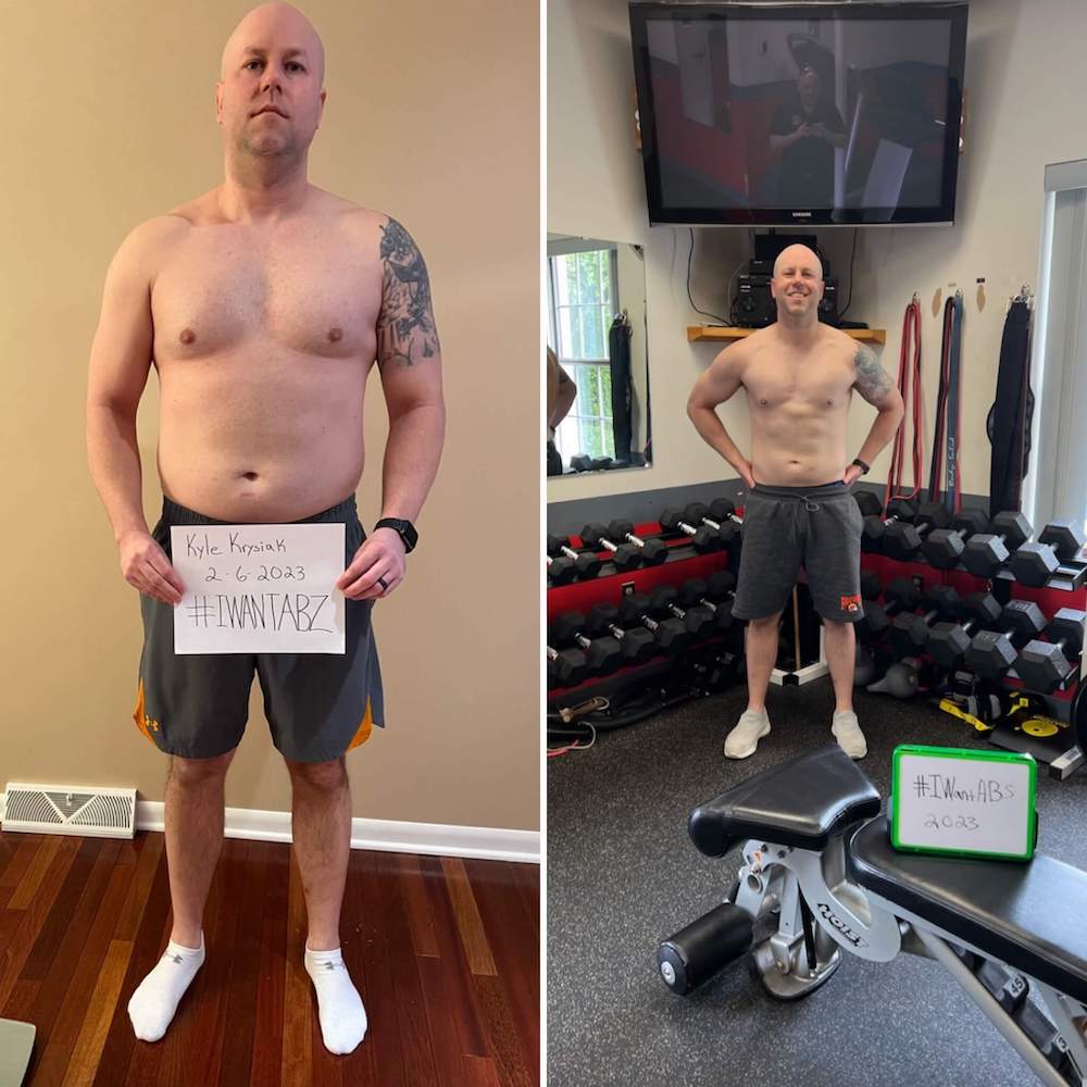 Kyle lowered his blood pressure, healthier resting heart rate, and dro ...
