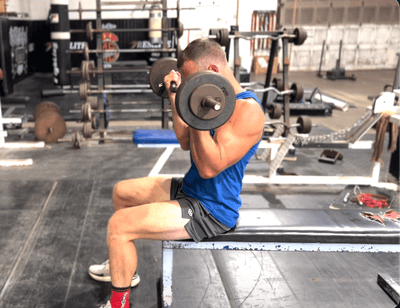 Kick-Your-Door-Down EZ Bar Curl Workout ft. Coach Myers | MAX EFFORT MUSCLE SUPERSETS