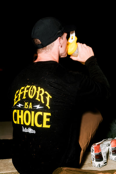 Effort Is a Choice T-Shirt + Electric Shaker Cup Bundle