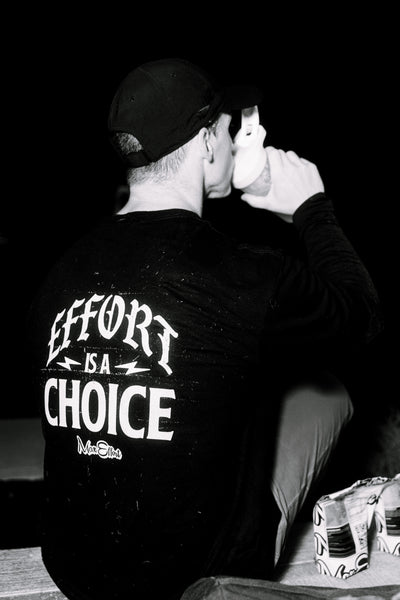 Effort Is a Choice T-Shirt + Electric Shaker Cup Bundle