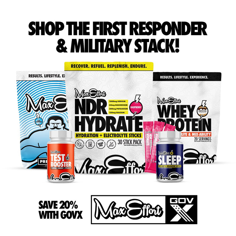 The First Responder & Military Stack – Max Effort Muscle