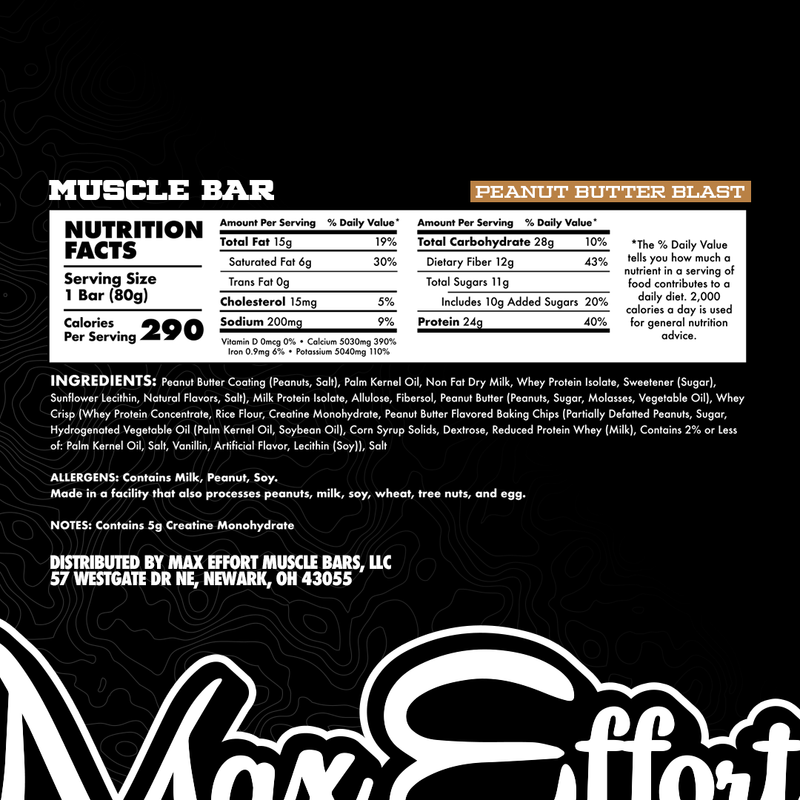 Muscle Bar (12 Pack)