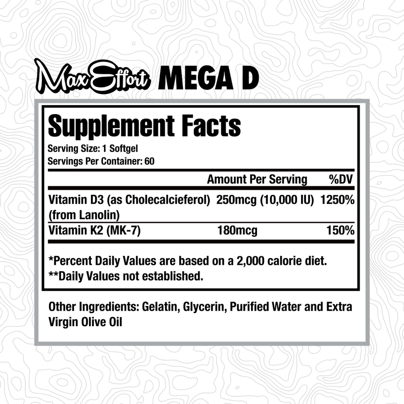 Mega D - Vitamin D + K2 ⚡️
