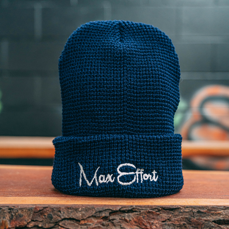 Navy Knit Beanie